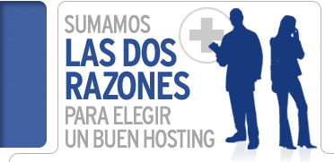 Sumamos las dos razones para elegir un buen hosting.